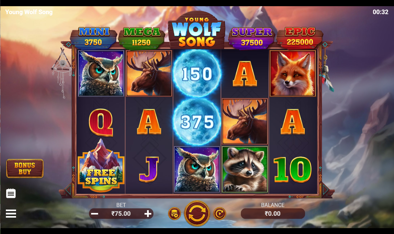 《Young Wolf Song》EVOPLAY slot machine game detailed introduction