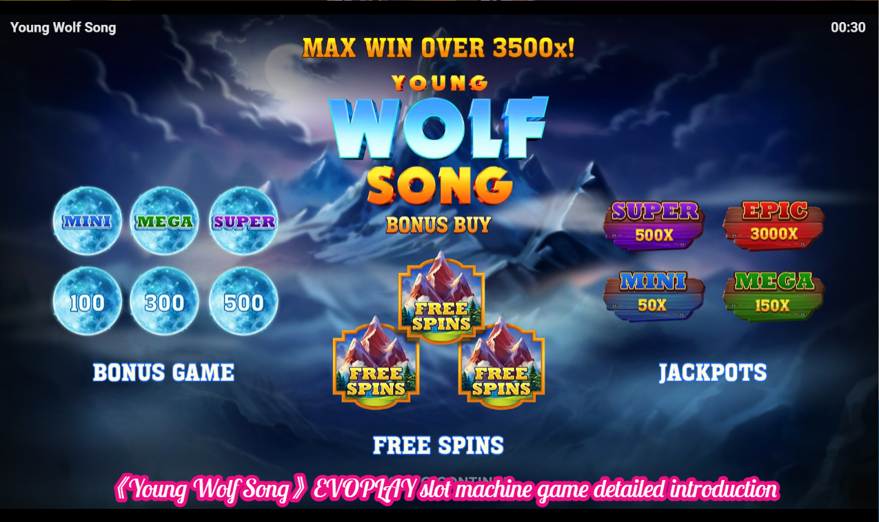 《Young Wolf Song》EVOPLAY slot machine game detailed introduction
