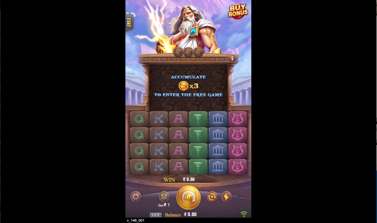 《Zeus》JILI slot machine game detailed introduction