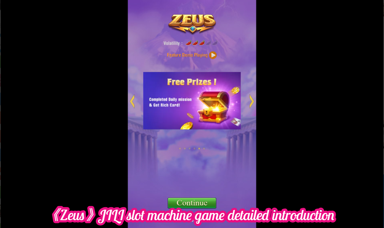 《Zeus》JILI slot machine game detailed introduction